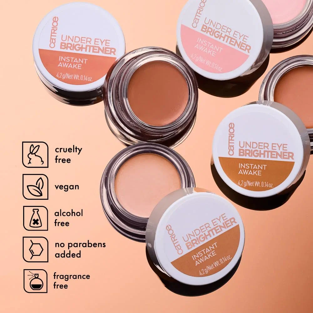 Catrice Under Eye Brightener Concealer with Hyaluronic Acid and Shea Butter - Vegan, Cruelty-Free, Paraben-Free