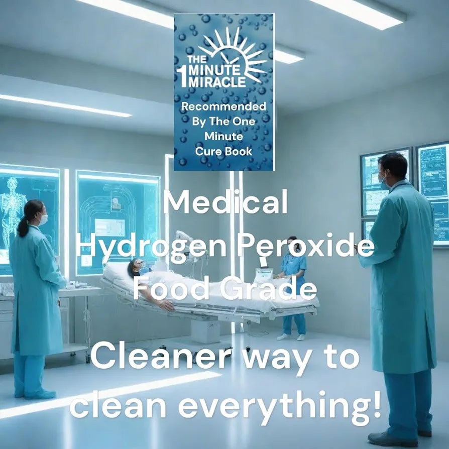 12% Hydrogen Peroxide Medical Food Grade - 12 oz Bottle - Recommended By The One Minute Cure Book. Our Brand OMM is the Choice By Professional, Alternative Medicine, and Homeopathic Communities.