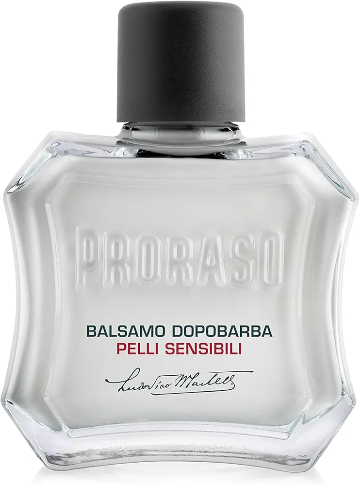 Proraso Sensitive Skin After Shave Balm for Men with Oatmeal and Green Tea, 3.4 Fl Oz