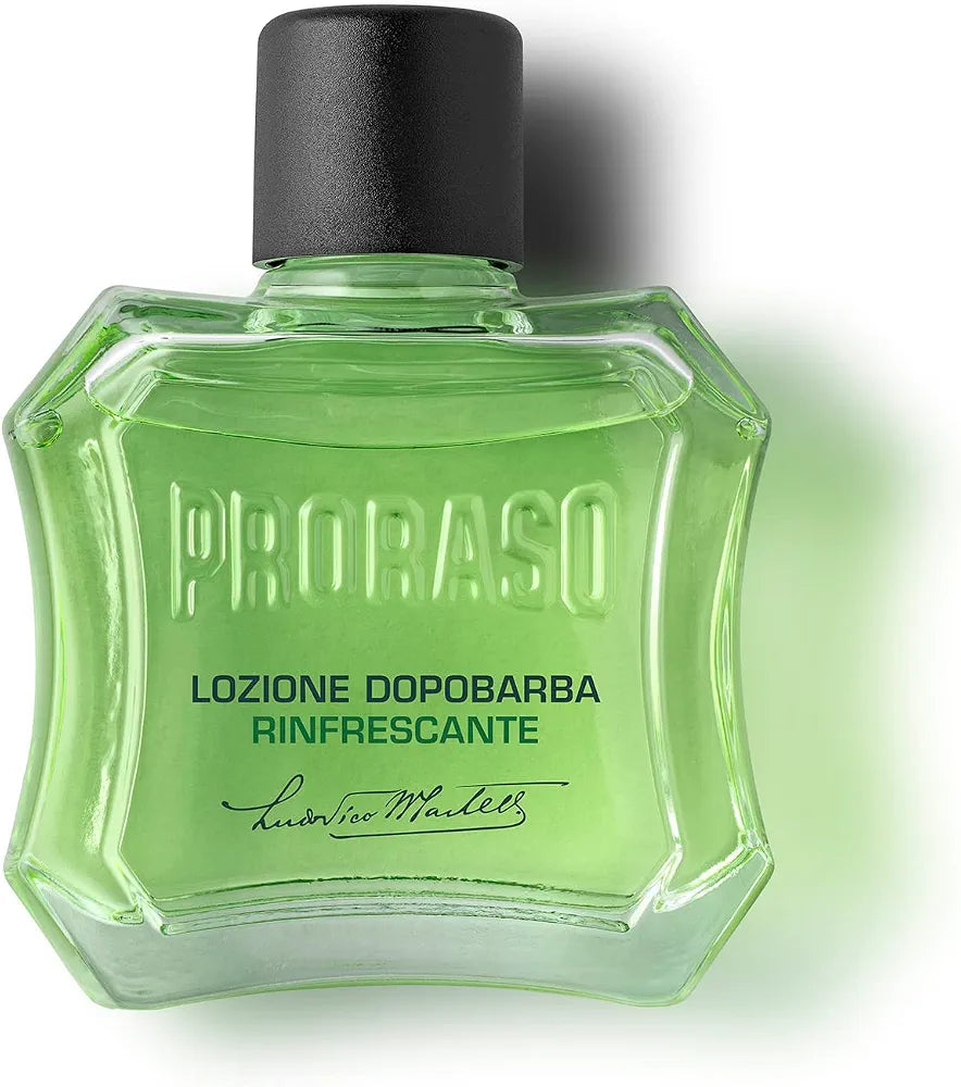 Proraso Refreshing After Shave Lotion with Eucalyptus Oil and Menthol - 3.4oz Premium Italian Shaving Splash for All Beard Types