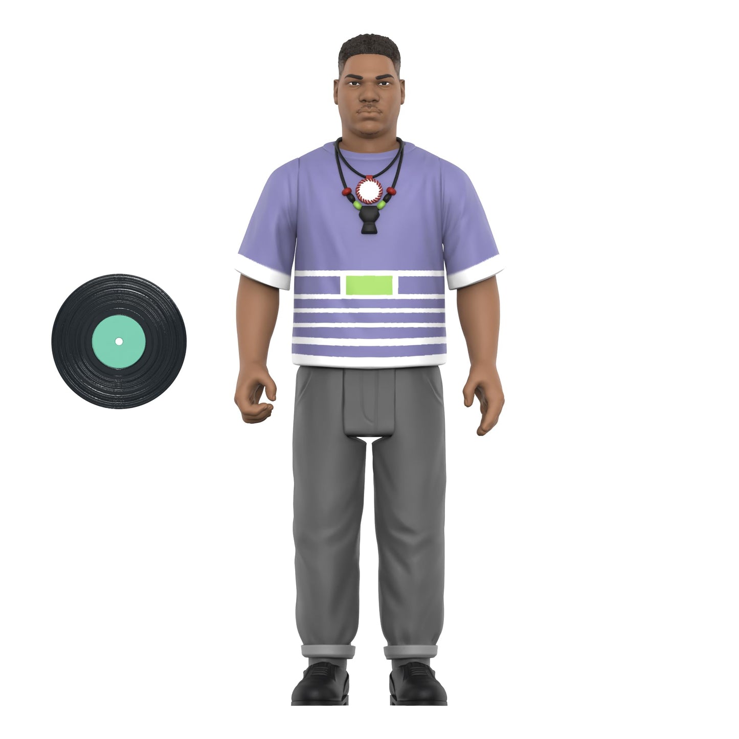 Super7 Reaction Figure De La Soul David Trugoy the Dove Jolicoeur (Me, Myself & I) - 3.75" De La Soul Action Figure with Accessory - Hip Hop Collectibles and Retro Toys