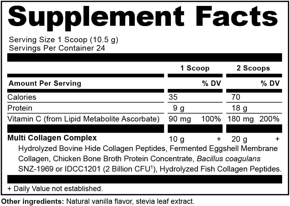 Ancient Nutrition Collagen Peptides Powder, Multi Collagen Protein, Women & Men, Vitamin C, Probiotics, Hydrolyzed Collagen, Supports Skin, Joints, Gut Health, Unflavored (40 Servings)