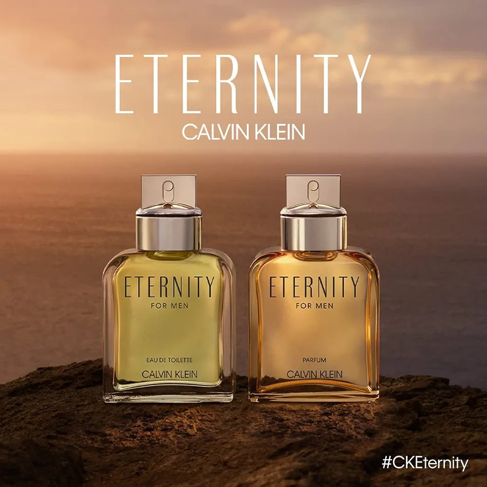 Calvin Klein Eternity for Men Aftershave Lotion - Aromatic Fougere Scent with Bergamot, Geranium, Sandalwood, and Amber Notes