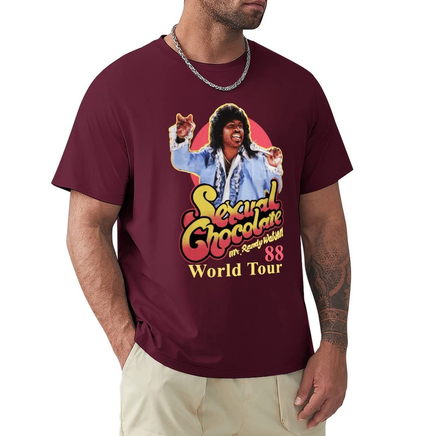 Men 80s Movie Cotton Shirt