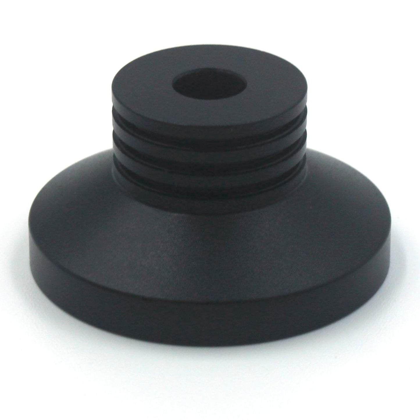 45 RPM Record Adapter Durable Solid Aluminum Dome Center Adapter for 7 Inch Vinyl Record (51G, Black)