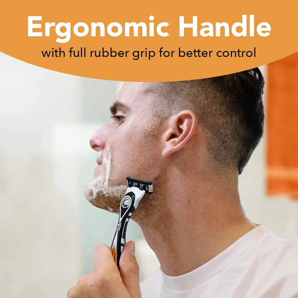 BIC Flex 5 Men's 5-Blade Refillable Razor System - 1 Handle and 7 Cartridges