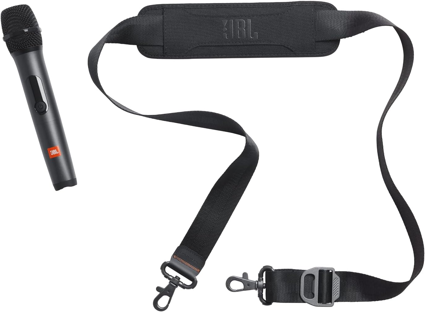 JBL PartyBox On-the-Go Essential - Portable Party Speaker - Black | Amazing JBL Pro Sound, Synched light show, JBL wireless microphone included, IPX4 splashproof protection