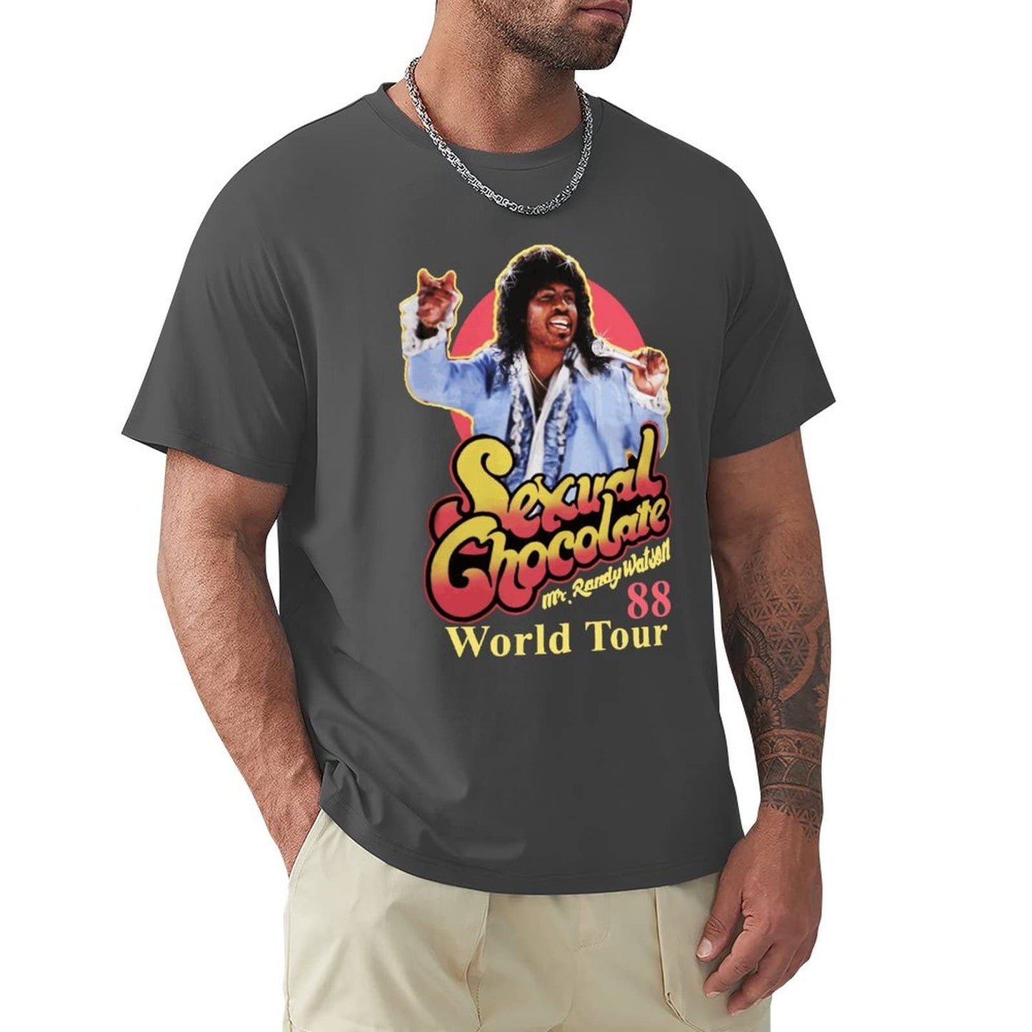 Men 80s Movie Cotton Shirt