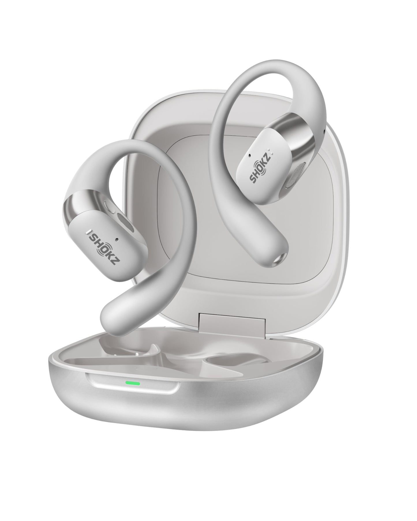 SHOKZ OpenFit 2+ Open-Ear Earbuds, Black, Dolby Audio,Wireless Charging | Soft Ear Hooks； IP55 Water-Resistant; USB-C Fast Charging；48H Playtime; Gym/outdoor/home use