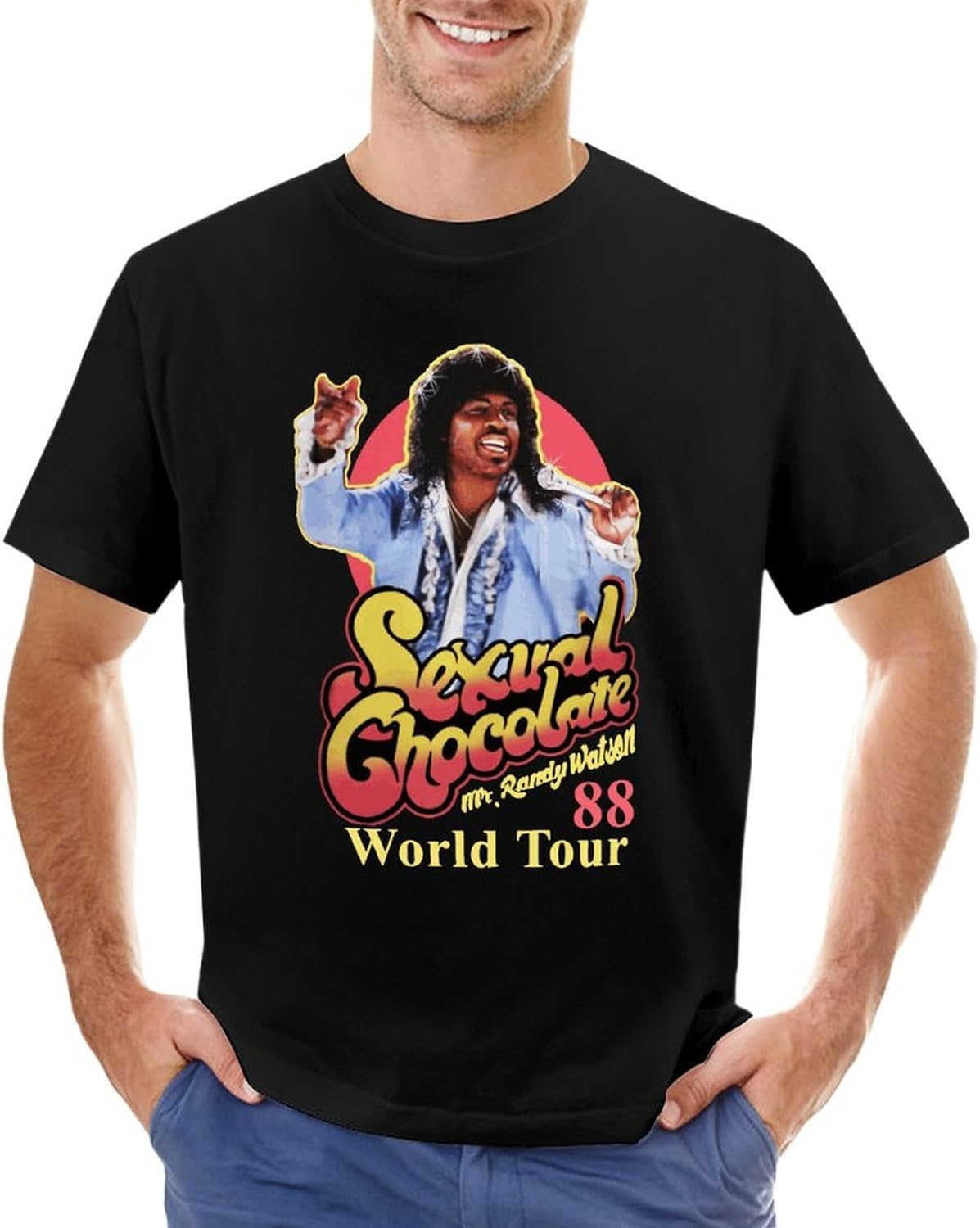 Men 80s Movie Cotton Shirt