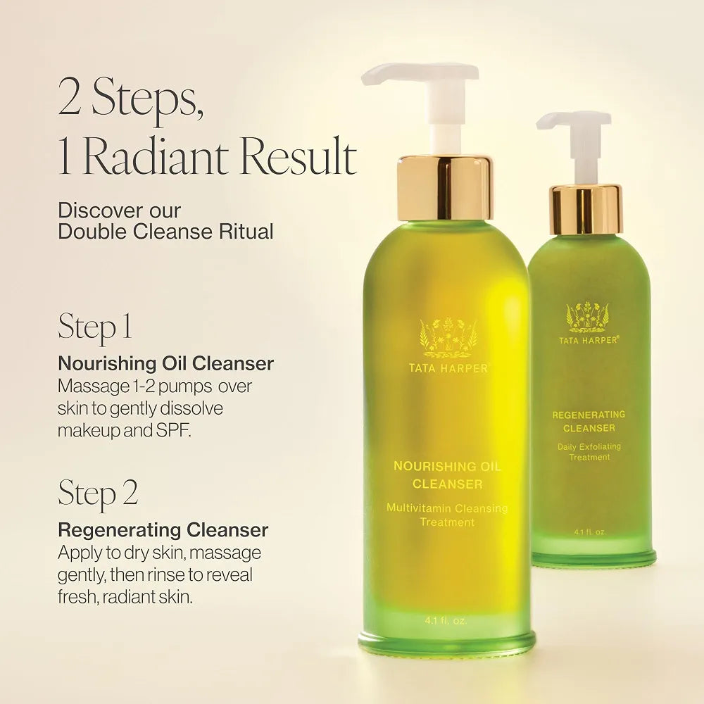 Tata Harper Nourishing Oil Cleanser - Gentle Makeup Removing Natural Skincare