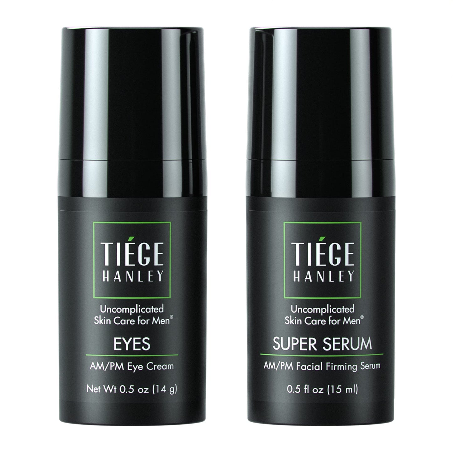 Tiege Hanley Anti-Aging Face Serum for Men, Super Serum, 0.5 Fl Oz | Men's Skin Care, With Peptides, Retinyl Palmitate & Sodium Hyaluronate, Helps Firm Skin & Reduce Fine Lines