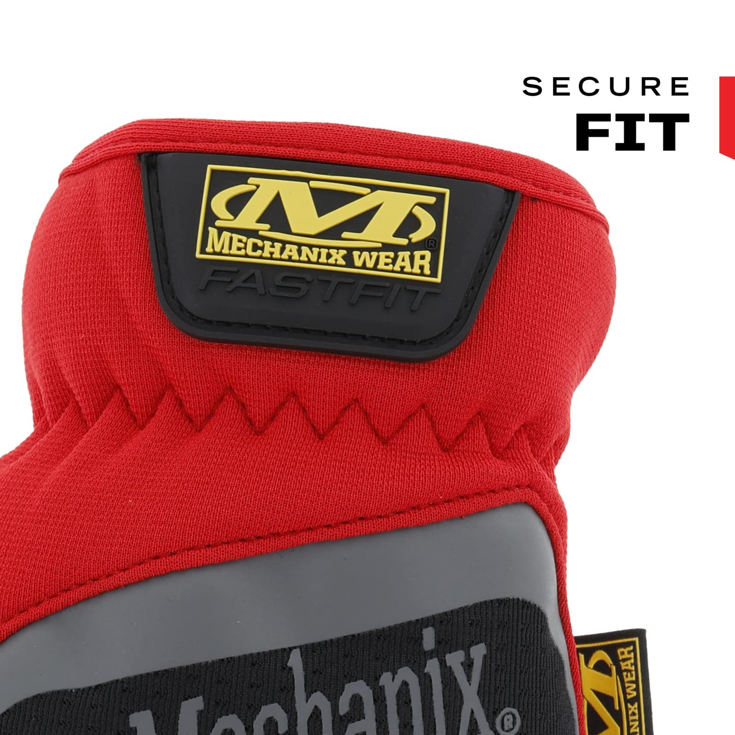 Mechanix Wear: FastFit Work Glove with Elastic Cuff for Secure Fit, Performance Gloves for Multi-purpose Use