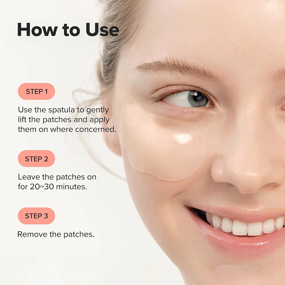 Beauty of Joseon Revive Under Eye Patch with Retinal and Ginseng, for Puffy Eyes, Fine Lines and Wrinkles, Collagen, Peptide, Adenosine and Bakuchiol, for All Skin Types, 60 Sheets, 30 Pairs