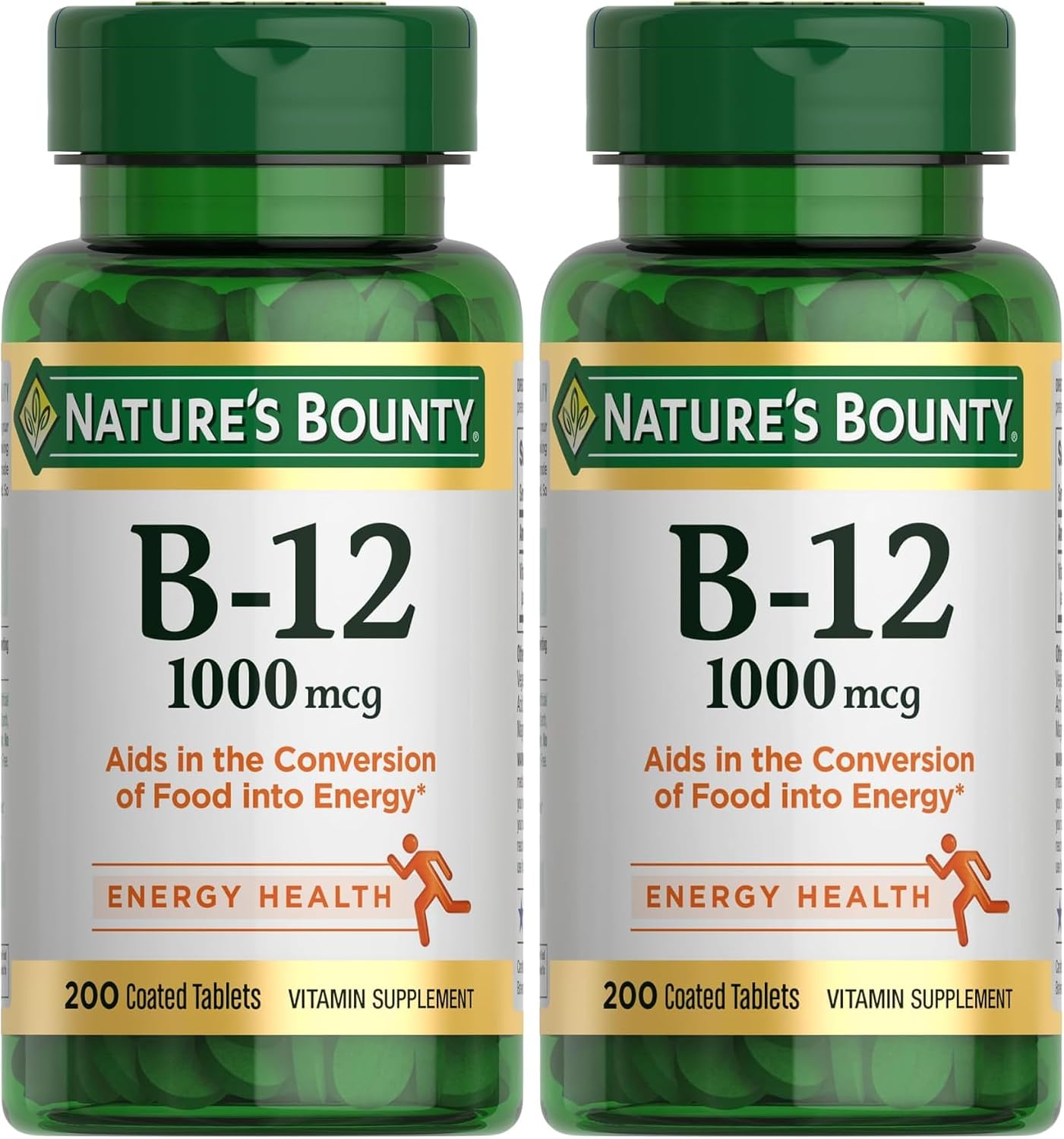 Nature's Bounty Vitamin B12 1000 mcg Supplements, Supports Energy Metabolism, 200 Ct