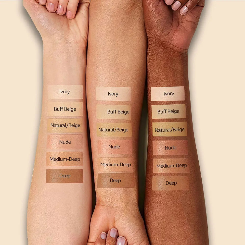 Lightweight CC Cream Foundation & Concealer for Mature Skin - Natural Finish