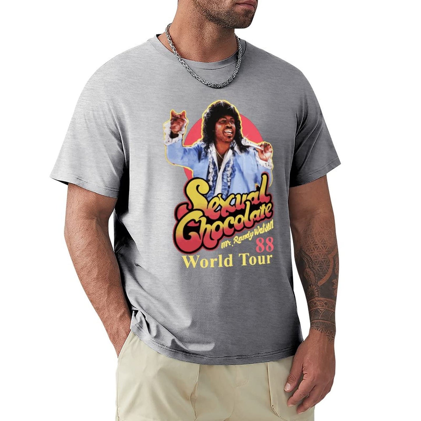 Men 80s Movie Cotton Shirt
