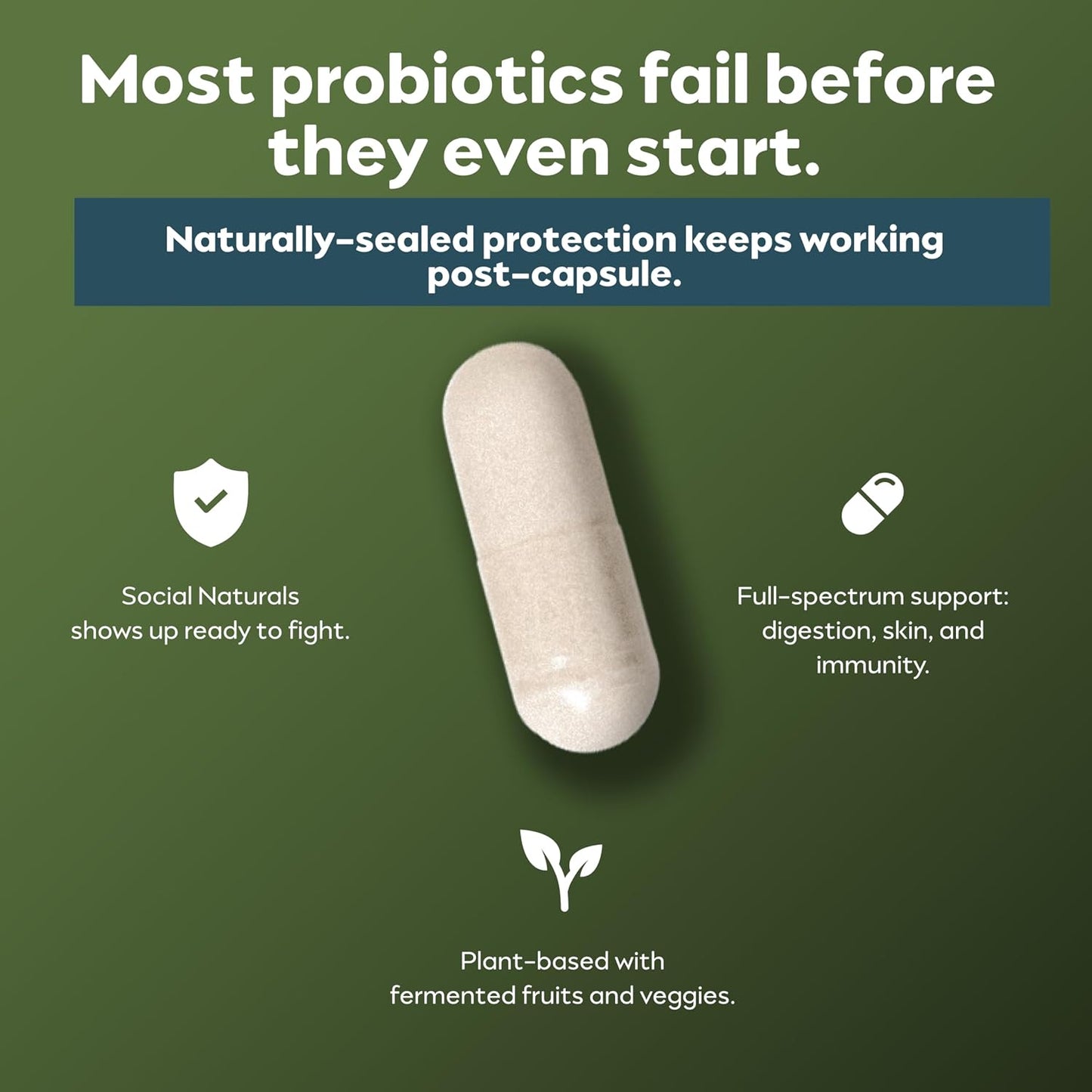 Men’s Probiotic | 20 Billion CFU | Prebiotic + Postbiotic Blend | Gut, Colon & Immune Support | Vegan | Shelf-Stable | 30 Capsules