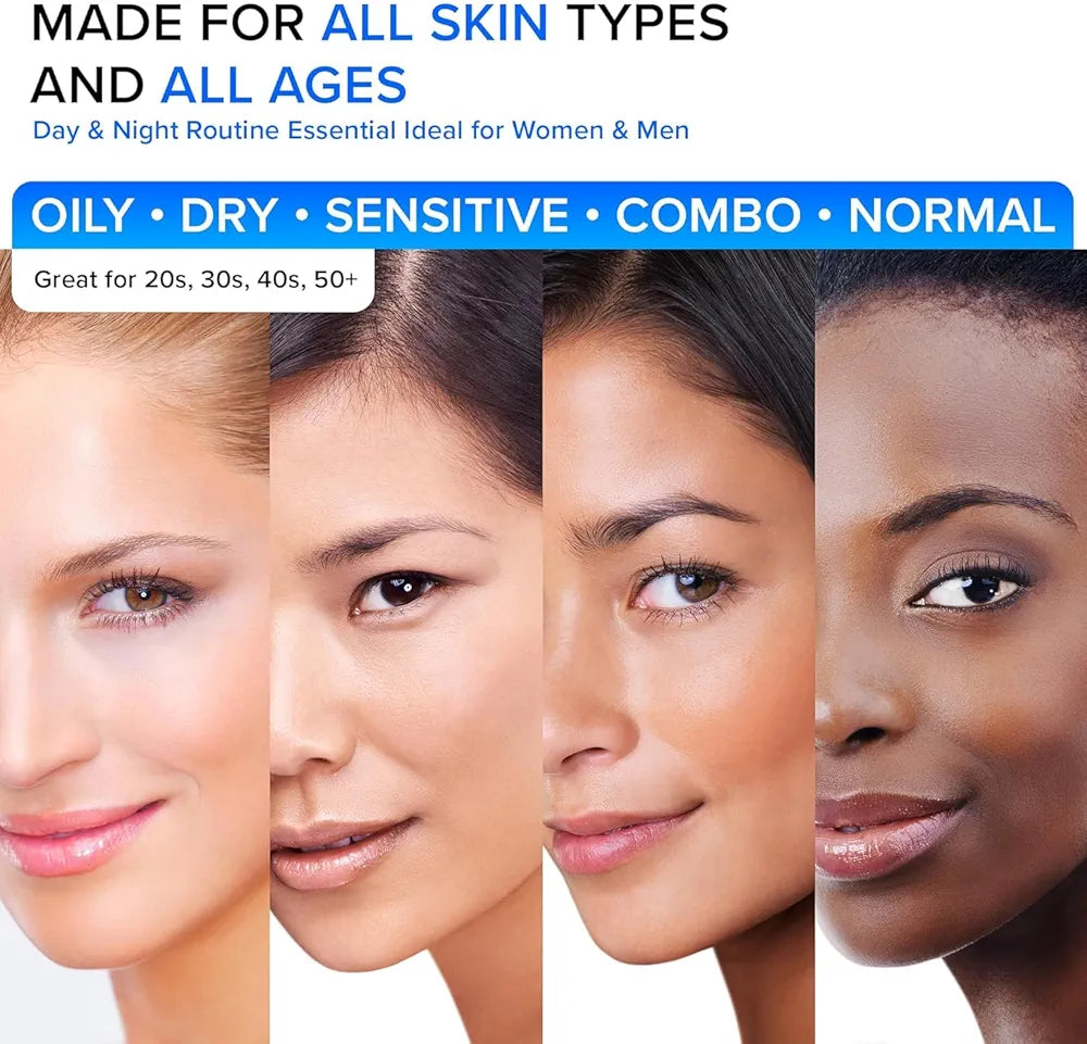 Advanced Collagen & Retinol Anti-Aging Face Cream - Hydrating Firming Moisturizer for All Skin Types