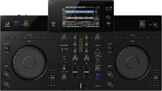 AlphaTheta XDJ-AN 2-Channel All-in-One DJ System, Touchscreen, Wi-Fi | For DJs stepping up from a controller, 2-channel standalone all-in-one, 7-inch touchscreen, SonicLink, Wi-Fi, streaming