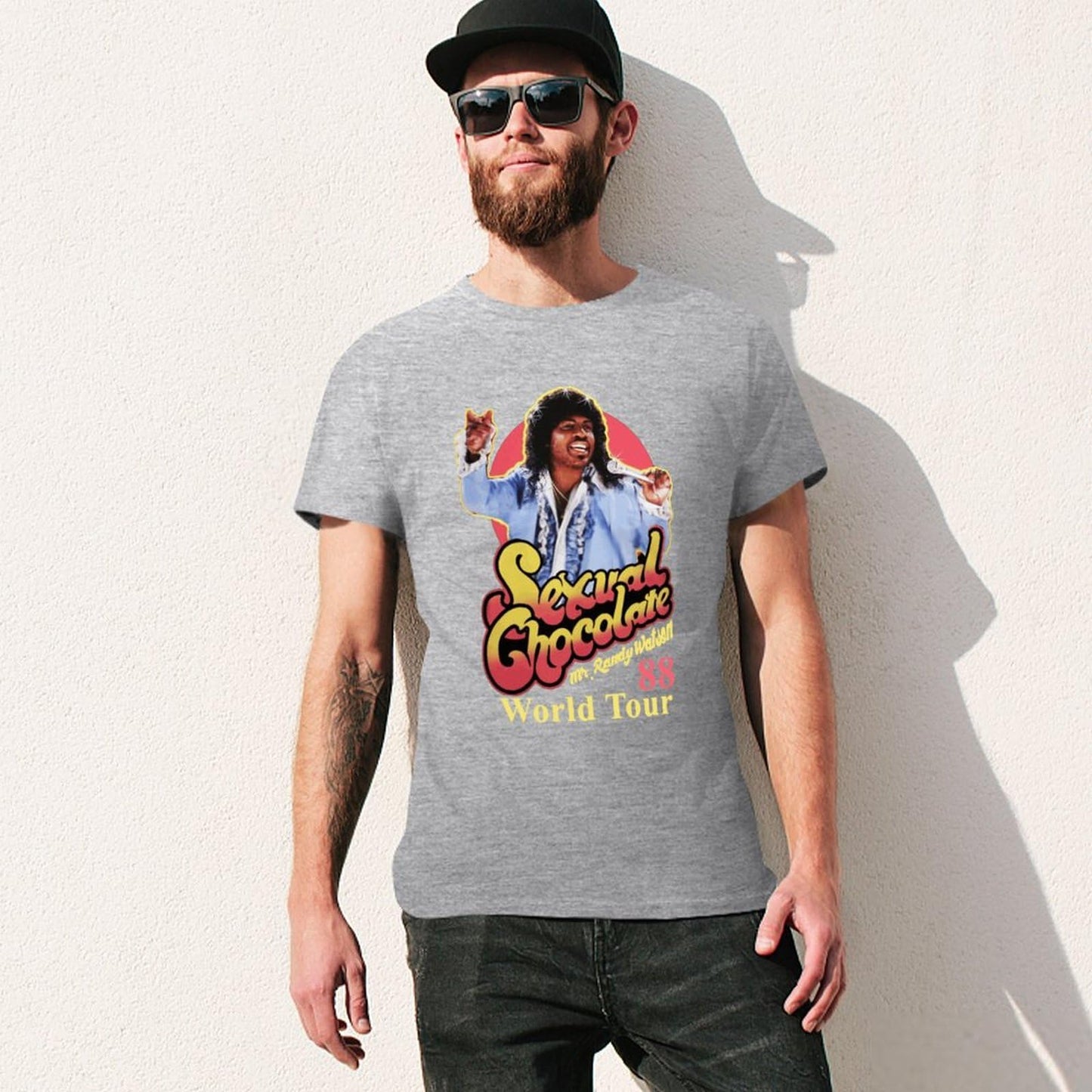 Men 80s Movie Cotton Shirt