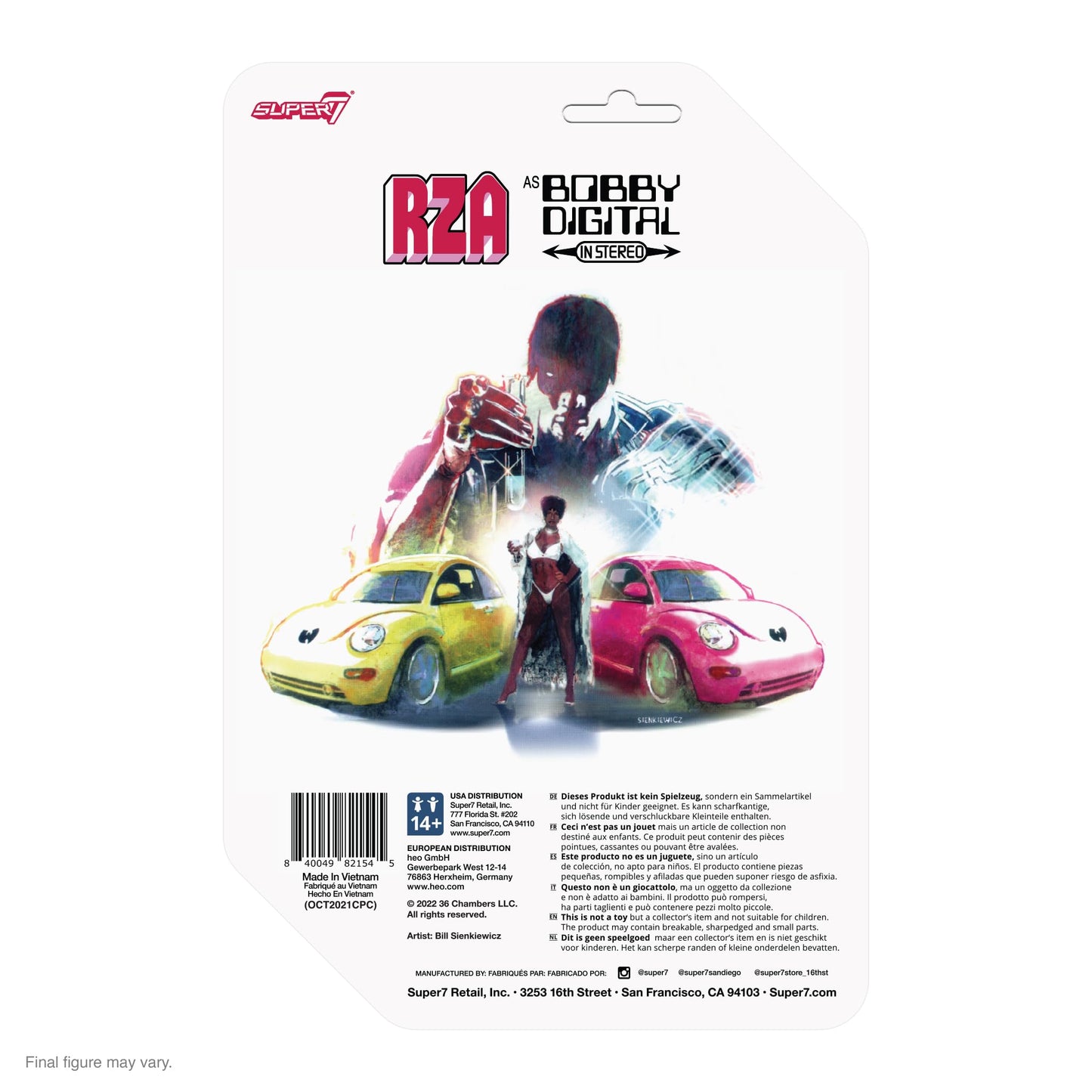 Super7 KRS-One by All Means Necessary BDP - 3.75" KRS-One Action Figure with Accessory Hip Hop Collectibles and Retro Toys