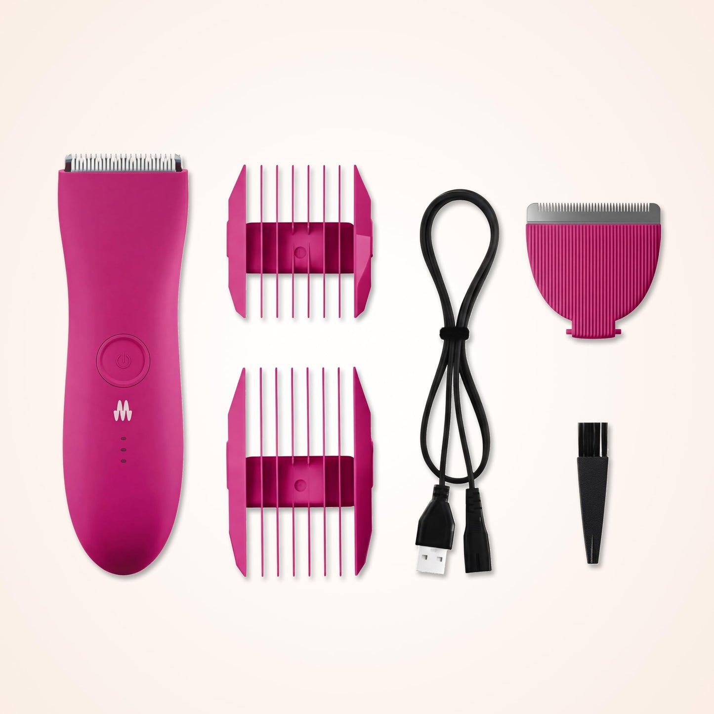 MERIDIAN The Trimmer Original | Body Hair Trimmer for Men & Women | Sage | Rechargeable and Waterproof Shaver for Pubic Area, Chest, Back, Underarms and Bikini Line, with 2 Guide Combs Included