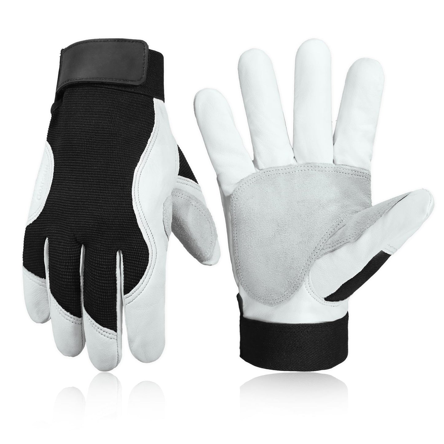 HANDLANDY Work Gloves for Men & Women, Utility Mechanic Working Gloves Touch Screen, Flexible Gardening Gloves for Yard
