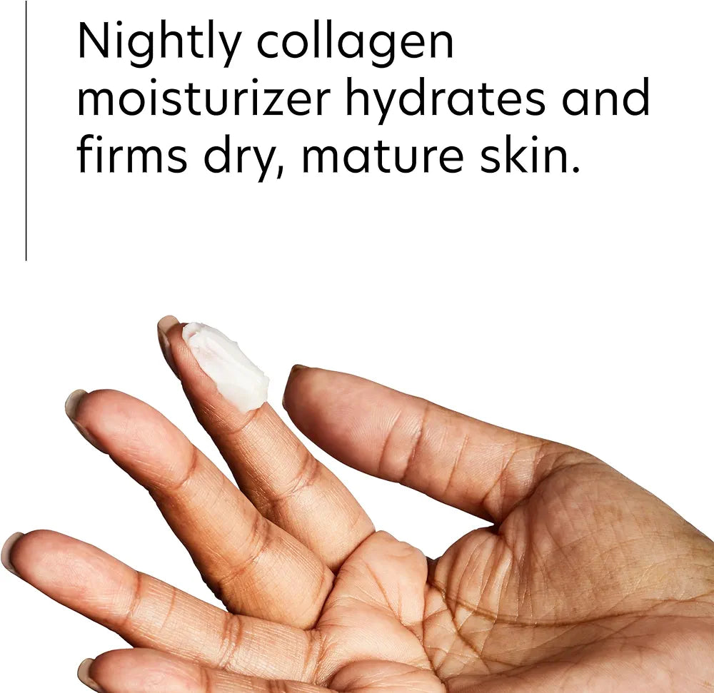 PCA SKIN Hydrating Collagen Face Cream - Firming Night Moisturizer for Dry, Mature Skin with Shea Butter & Olive Oil