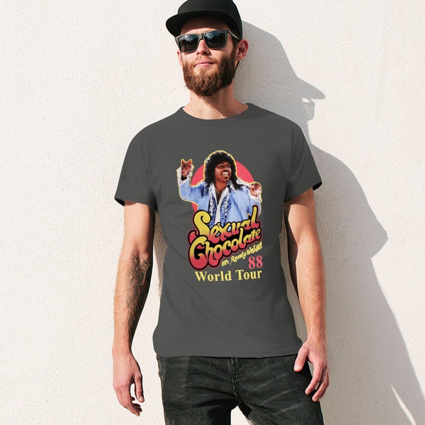 Men 80s Movie Cotton Shirt