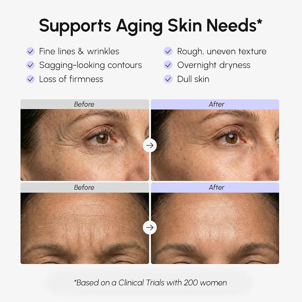 MAREE Retinol & Collagen Anti-Aging Face Moisturizer with Hyaluronic Acid for Dry Skin