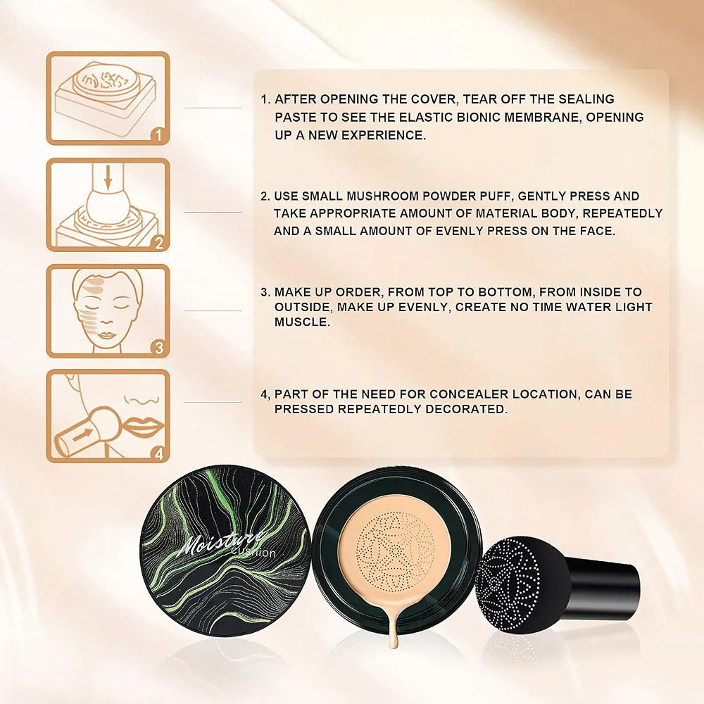 Lightweight CC Cream Foundation & Concealer for Mature Skin - Natural Finish