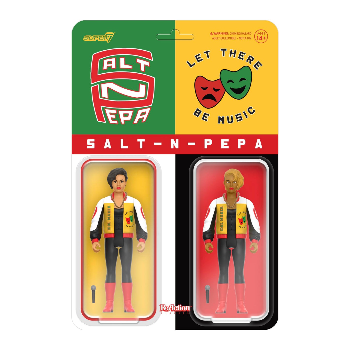 Super7 KRS-One by All Means Necessary BDP - 3.75" KRS-One Action Figure with Accessory Hip Hop Collectibles and Retro Toys