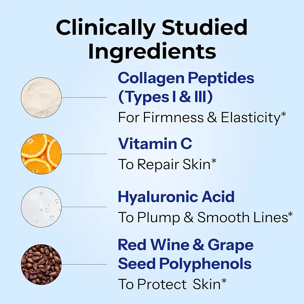 HUM Collagen Love Skin Supplement, Collagen Peptides Capsules with Hyaluronic Acid & Vitamin C, Supports Firm Skin & Helps Minimize Signs of Aging, Supplements for Women and Men, 90 Capsules