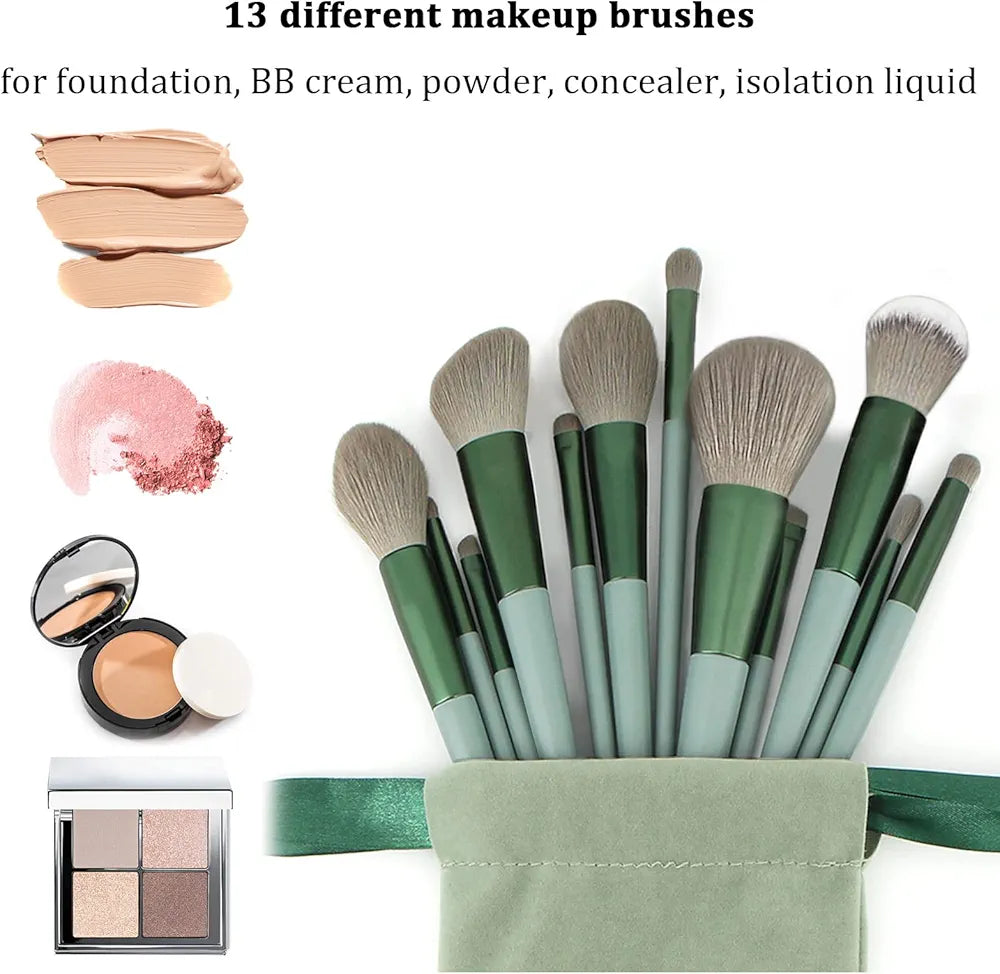 Koccido Professional 22-Piece Makeup Brush Set - Complete Foundation and Eyeshadow Kit