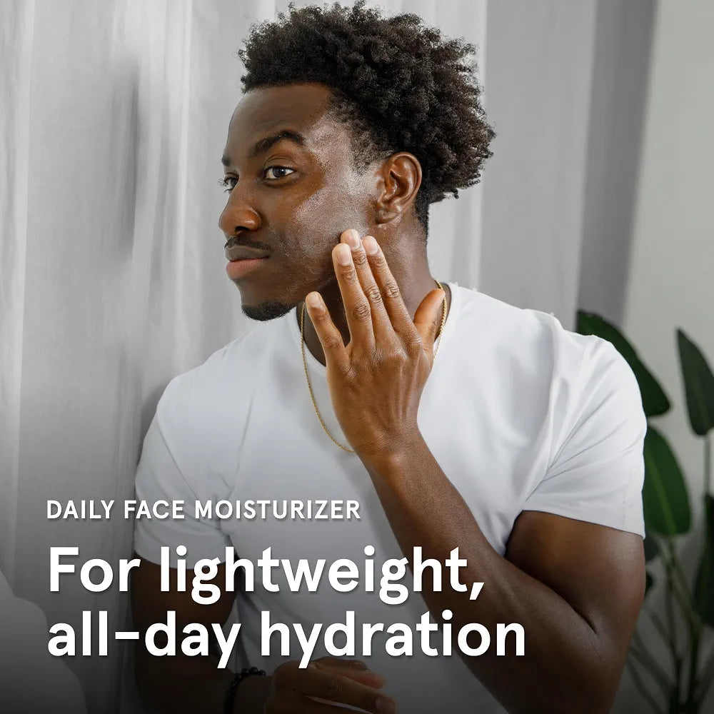 Lumin Daily Lightweight Hydrating Face Moisturizer for Men with Niacinamide - 50ml, 2 Pack