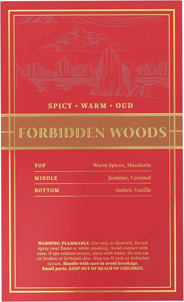 Old Spice Forbidden Woods Eau de Cologne for Men, Spiced Oud & Amber Scent, 3.4 fl oz