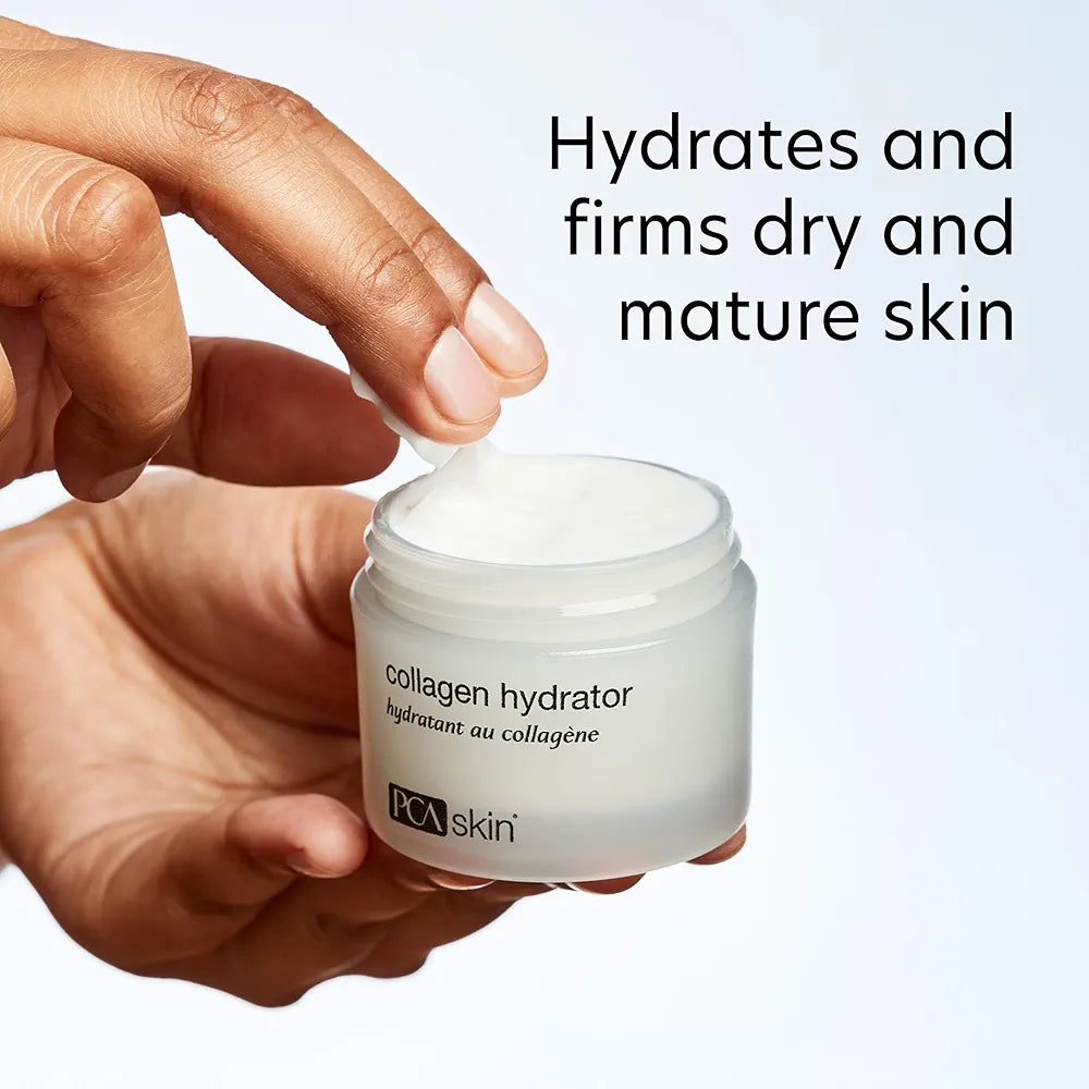 PCA SKIN Hydrating Collagen Face Cream - Firming Night Moisturizer for Dry, Mature Skin with Shea Butter & Olive Oil