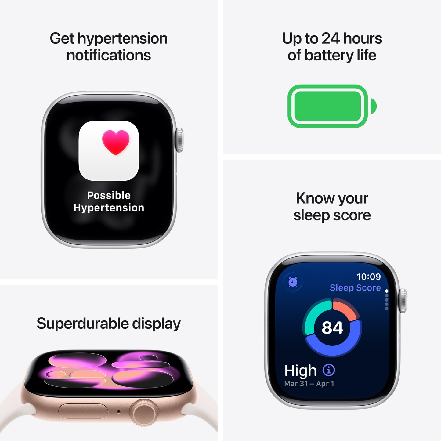 Apple Watch Series 11 [GPS 46mm] Smartwatch with Jet Black Aluminum Case with Black Sport Band - M/L. Sleep Score, Fitness Tracker, Health Monitoring, Always-On Display, Water Resistant