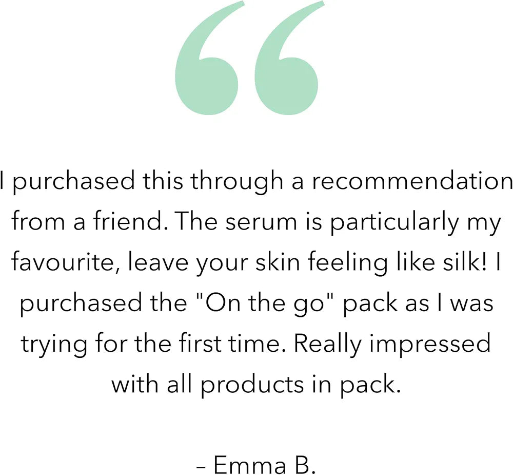 BIOEFFECT EGF Age-Defying Skincare Travel Set: Serum, Hydrating Cream, Essence Toner, Micellar Cleanser & Volcanic Exfoliator