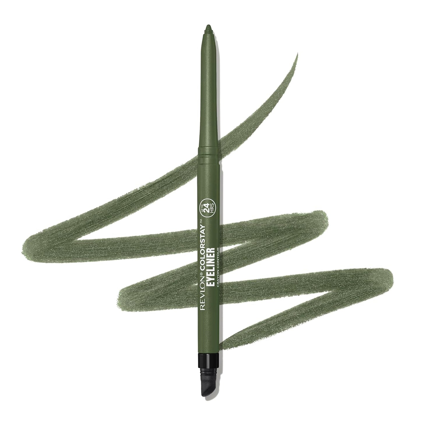 Revlon ColorStay Pencil Waterproof Eyeliner, Smudge-Proof, Eye Makeup with Built-In Sharpener, Long-Lasting, Matte Finish, 202 Black Brown, 0.01 oz | Waterproof pencil eyeliner with built-in sharpener. Smudge-proof, long-lasting, intense matte color.