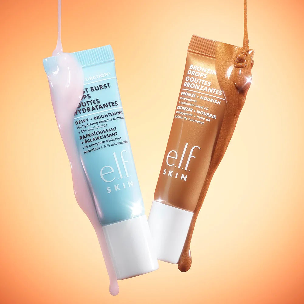 e.l.f. SKIN Holy Hydration! Thirst Burst & Bronzing Drops Skincare Duo Set