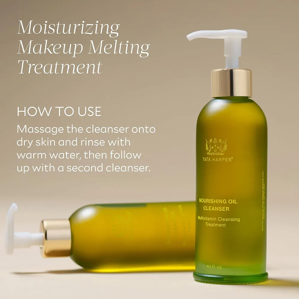 Tata Harper Nourishing Oil Cleanser - Gentle Makeup Removing Natural Skincare