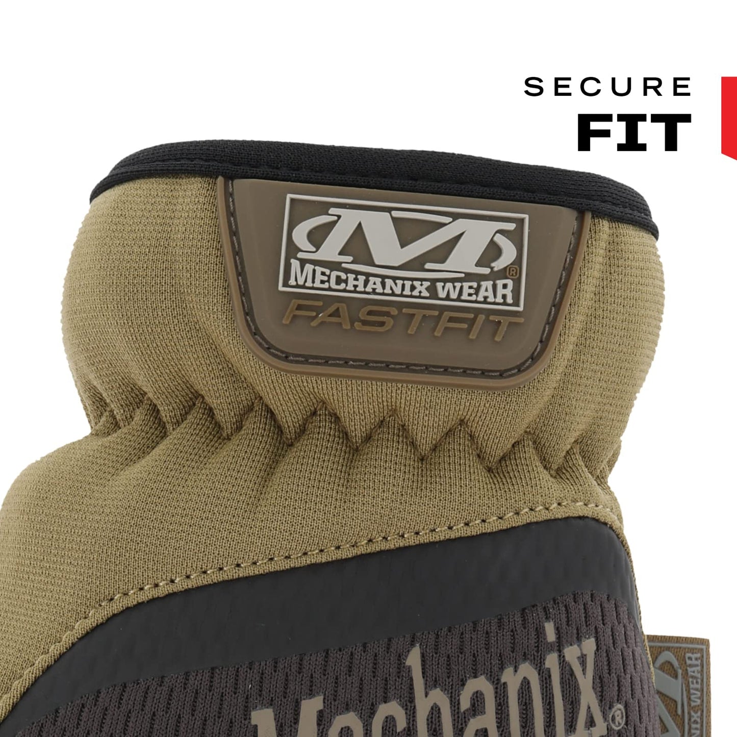 Mechanix Wear: FastFit Work Glove with Elastic Cuff for Secure Fit, Performance Gloves for Multi-purpose Use