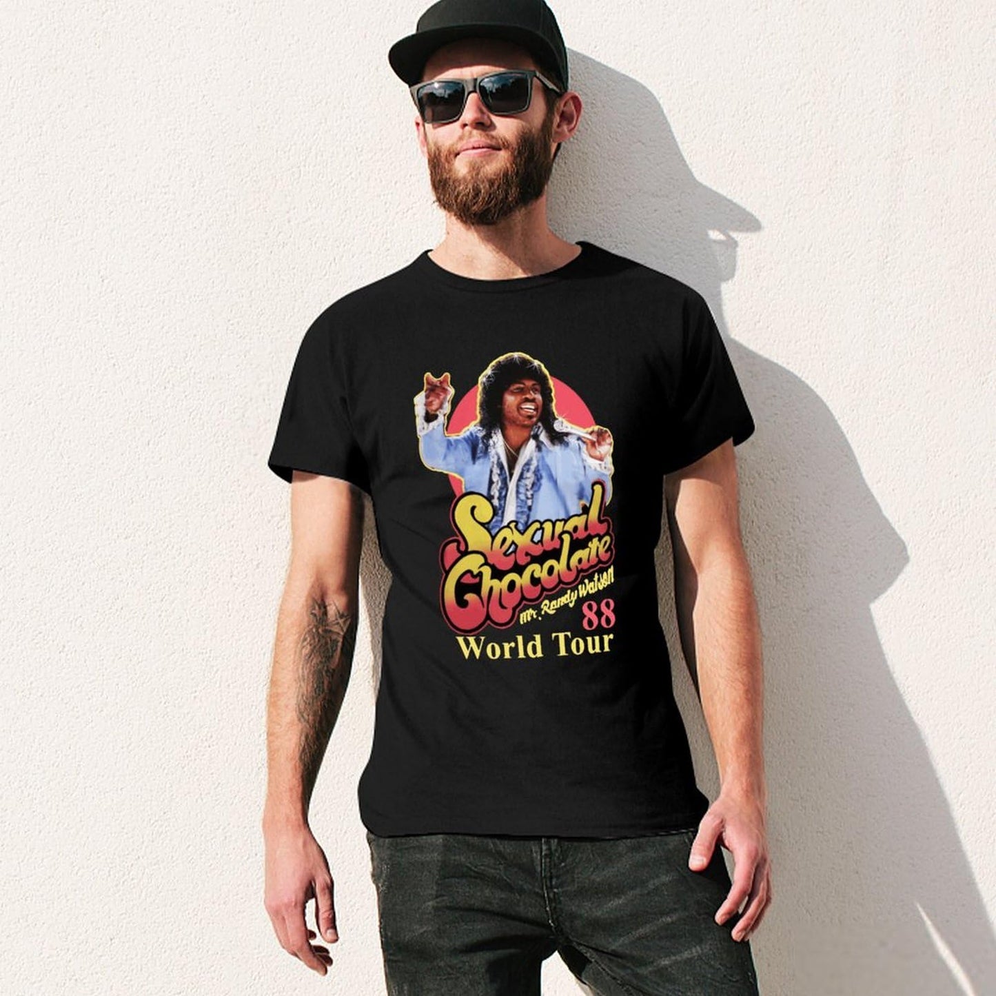 Men 80s Movie Cotton Shirt