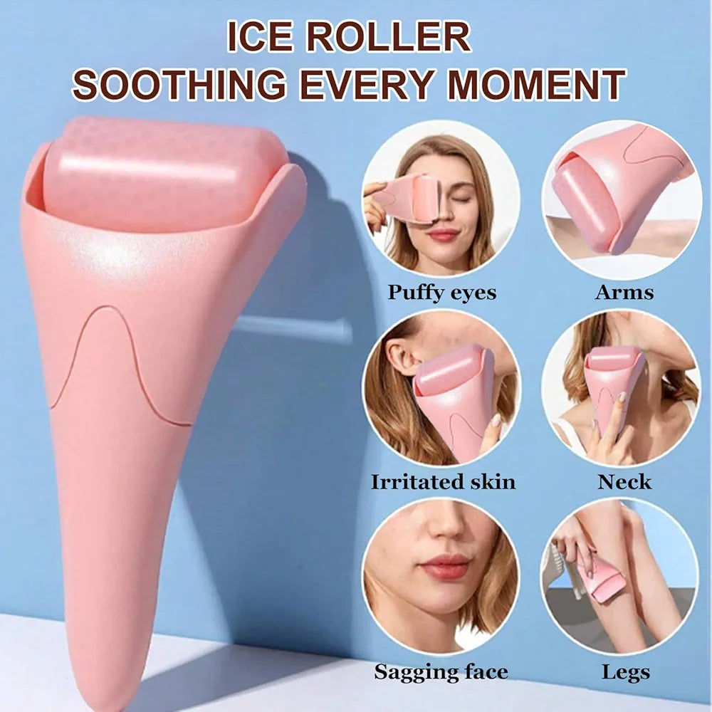 Rice Skincare Set for Women & Girls – Korean Skin Care Set with Rice Cleanser, Toner, Serum, Face Cream, Eye Cream, Sunscreen, Ice Roller, Headband & Card – Moisturizing & Skin Barrier Support 