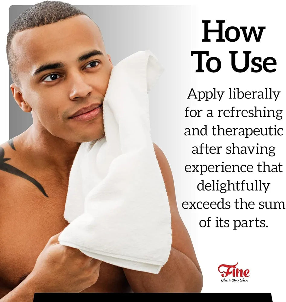 Fine Men's Snake Bite Aftershave Balm - 100ml Soothing & Toning Post-Shave Treatment