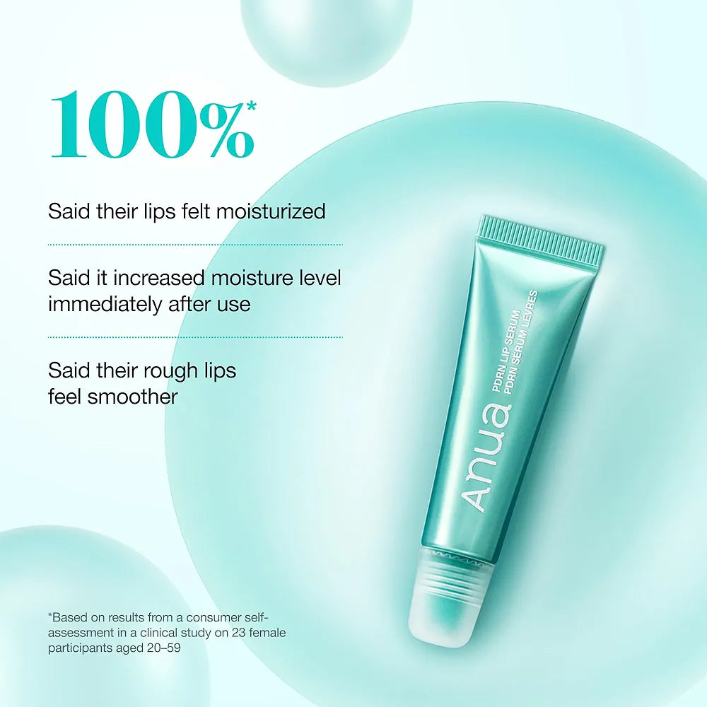 Anua PDRN Hydrating Lip Serum with Salmon DNA, Hyaluronic Acid & Collagen - 0.33 fl.oz