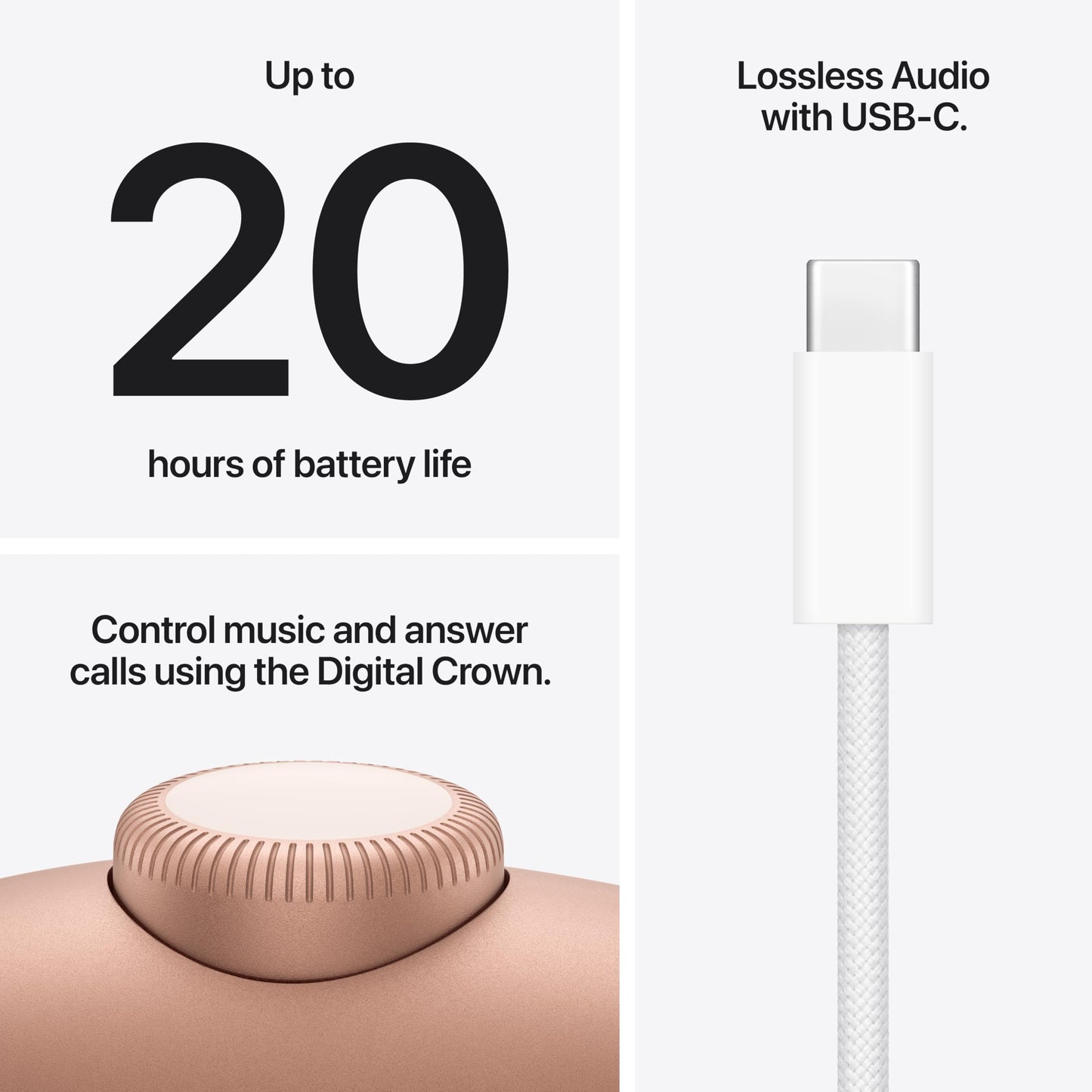 Apple AirPods Max 2 Wireless Over-Ear Headphones, Active Noise Cancellation, Adaptive Audio, Personalized Spatial Audio, Live Translation, Bluetooth Headphones for iPhone – Blue | H2 chip with noise canceling and USB-C for podcasts, music and content crea