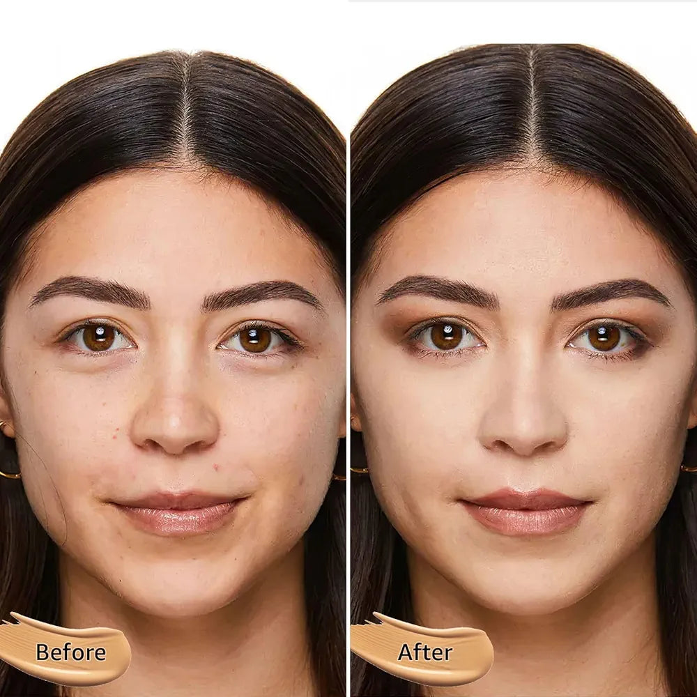 Lightweight CC Cream Foundation & Concealer for Mature Skin - Natural Finish